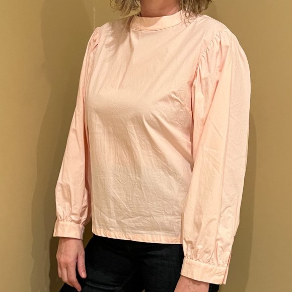 Marie Sixtine Pink Blouse Size M - Picture 2 of 6